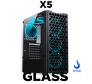 Gabinete Gamer Rise Mode X5 Glassㅤㅤㅤ⭐⭐⭐⭐⭐